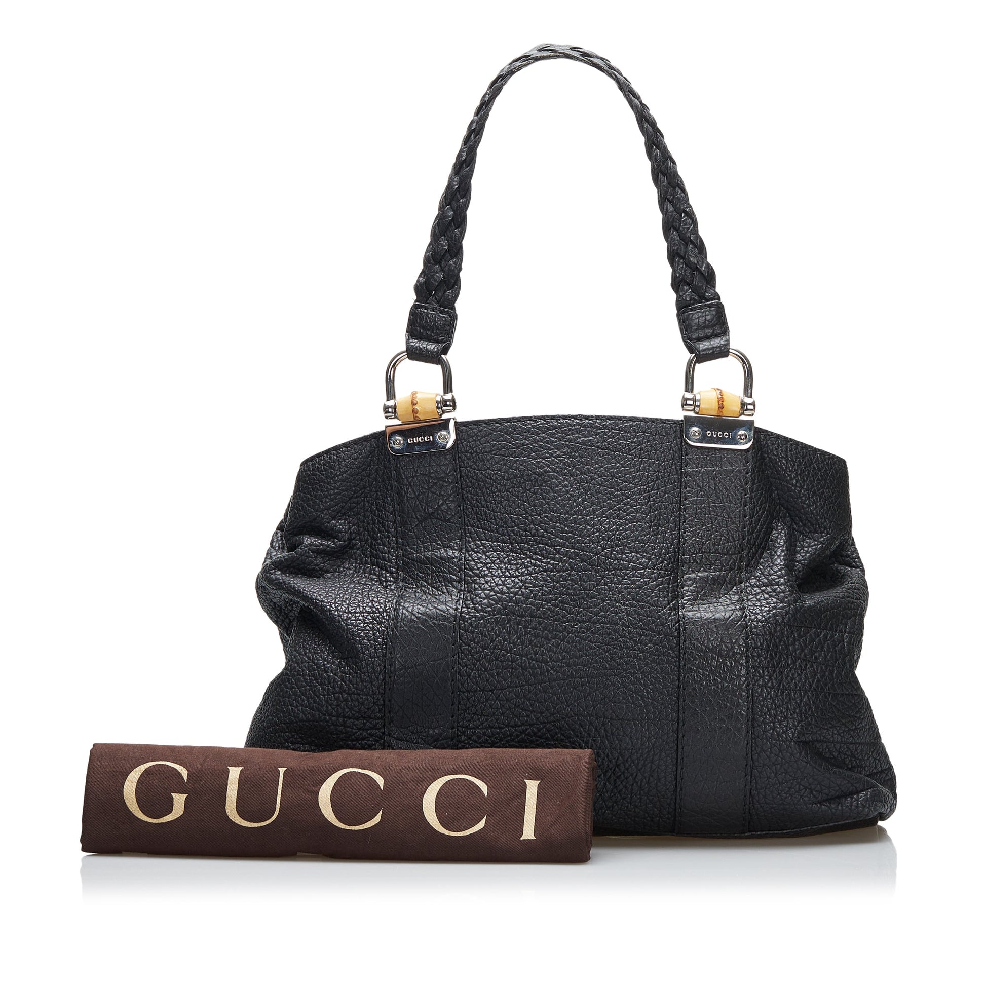 Gucci Bamboo Leather Tote Style 25