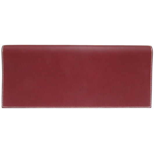 HERMES Clutch bag Vaux Chamonix Rouge ash Women(Unisex) Used