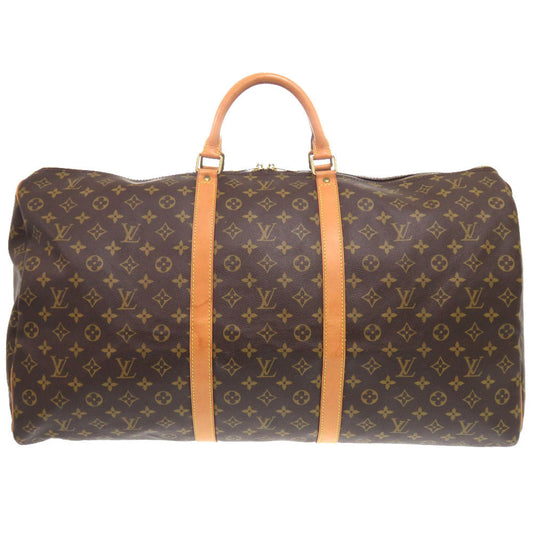 LOUIS VUITTON Boston Duffel bag M41422 Monogram canvas Brown Monogram Keepall 60