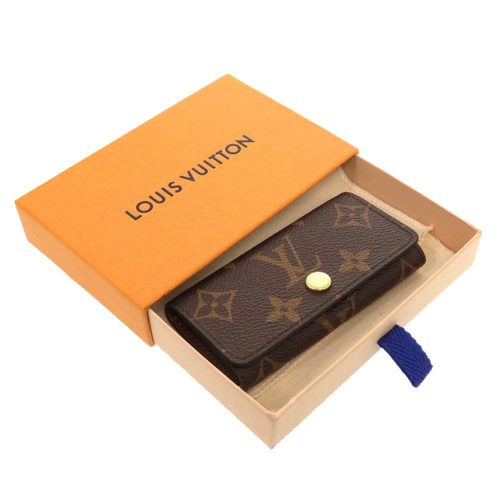 LOUIS VUITTON Key case Key holder M69517 Monogram canvas Brown Monogram Multicles4