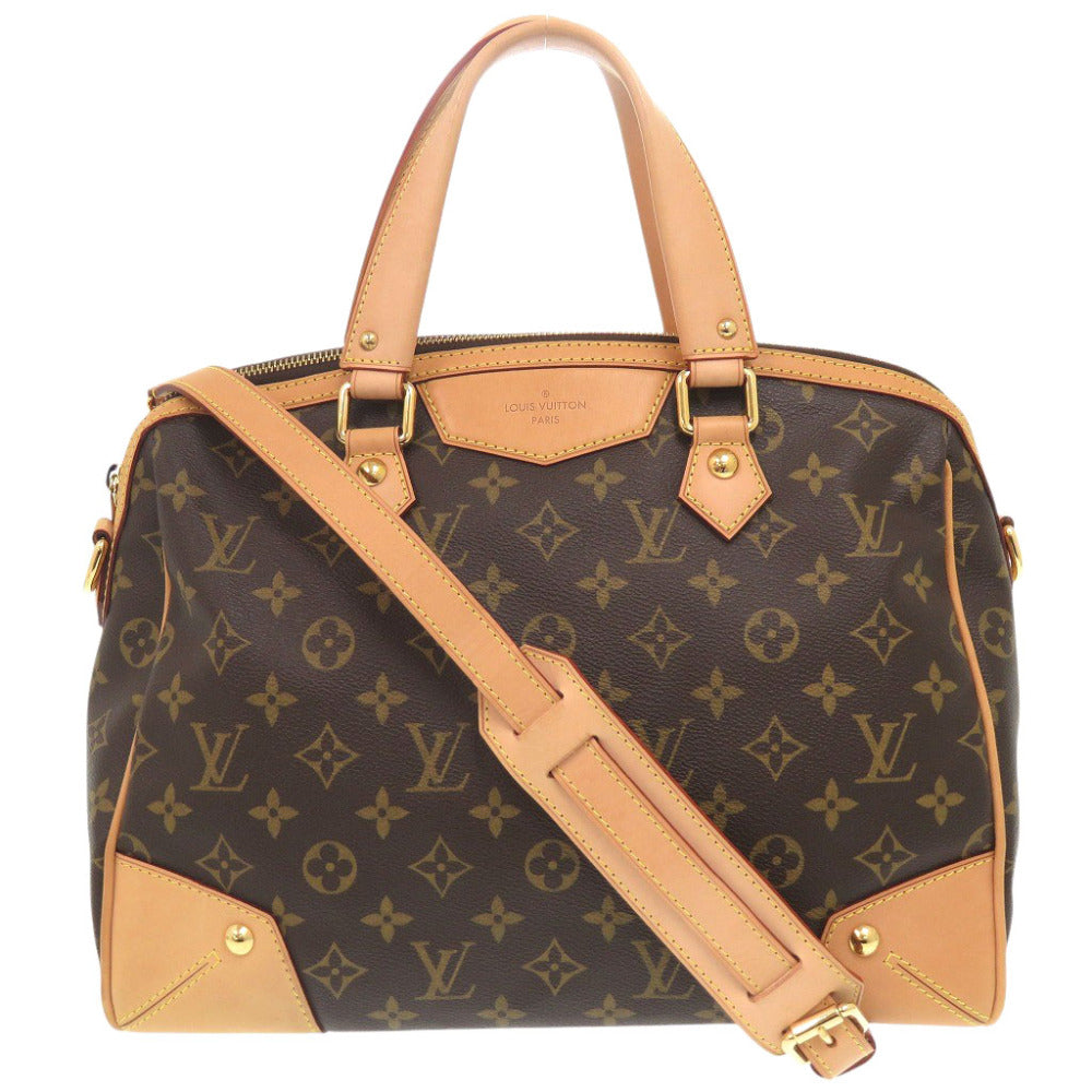 LOUIS VUITTON Handbag M40325 Monogram canvas Brown Monogram Retiro PM Women