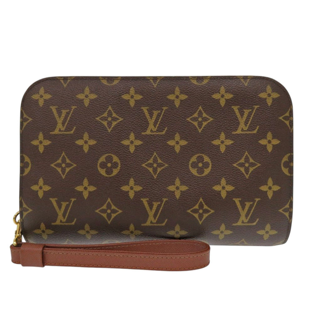 LOUIS VUITTON business bag M51790 Monogram canvas Brown Orsay unisex(Unisex)
