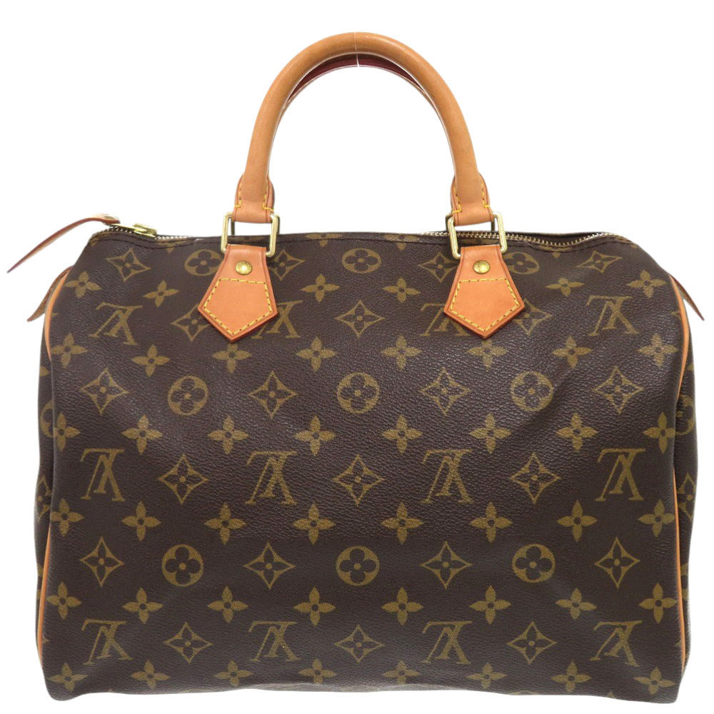 LOUIS VUITTON Handbag M41526 Monogram canvas Brown Monogram Speedy 30