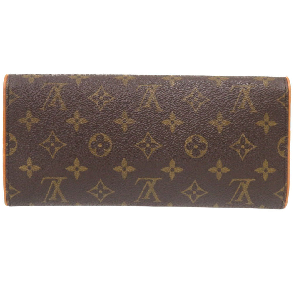 LOUIS VUITTON Shoulder Bag M51852 Monogram canvas Brown Monogram Pochette Twin GM Women
