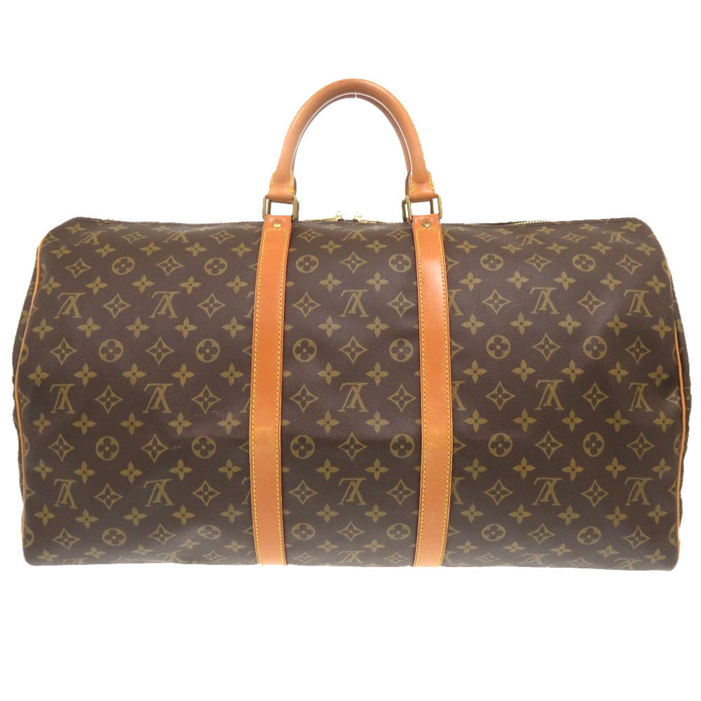 LOUIS VUITTON Boston Duffel bag M41424 Monogram canvas Brown Monogram Keepall 55