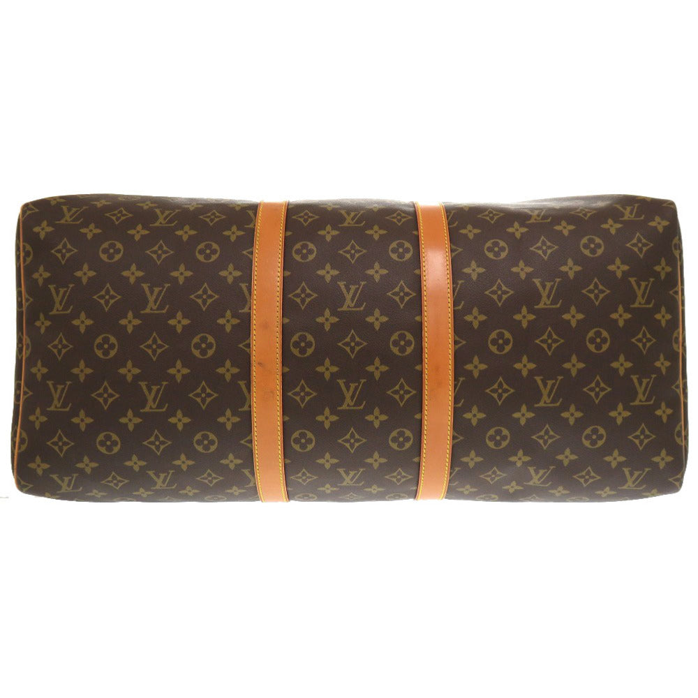 LOUIS VUITTON Boston Duffel bag M41424 Monogram canvas Brown Monogram Keepall 55
