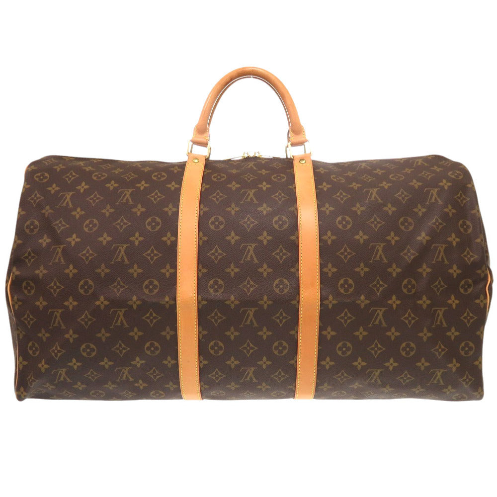LOUIS VUITTON Boston Duffel bag M41422 Monogram canvas Brown Monogram Keepall 60 mens