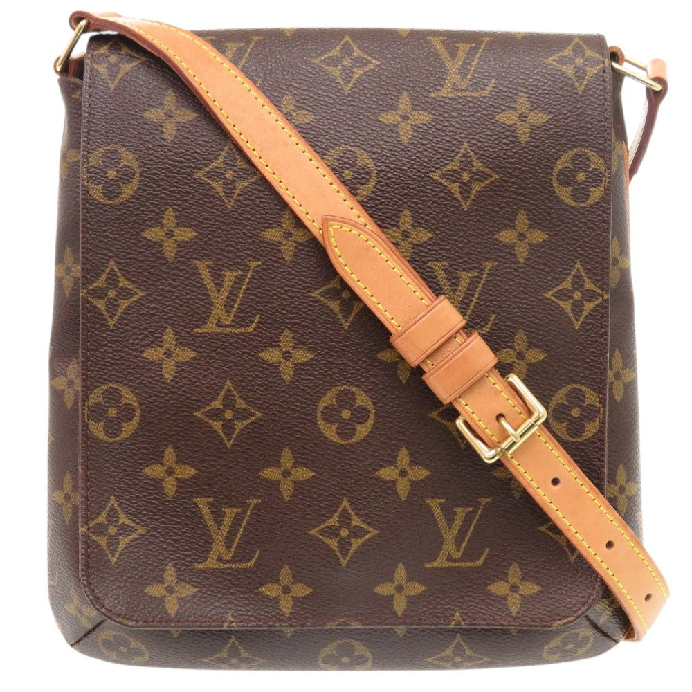 LOUIS VUITTON Shoulder Bag M51258 Monogram canvas Brown Monogram Musette Salsa short strap