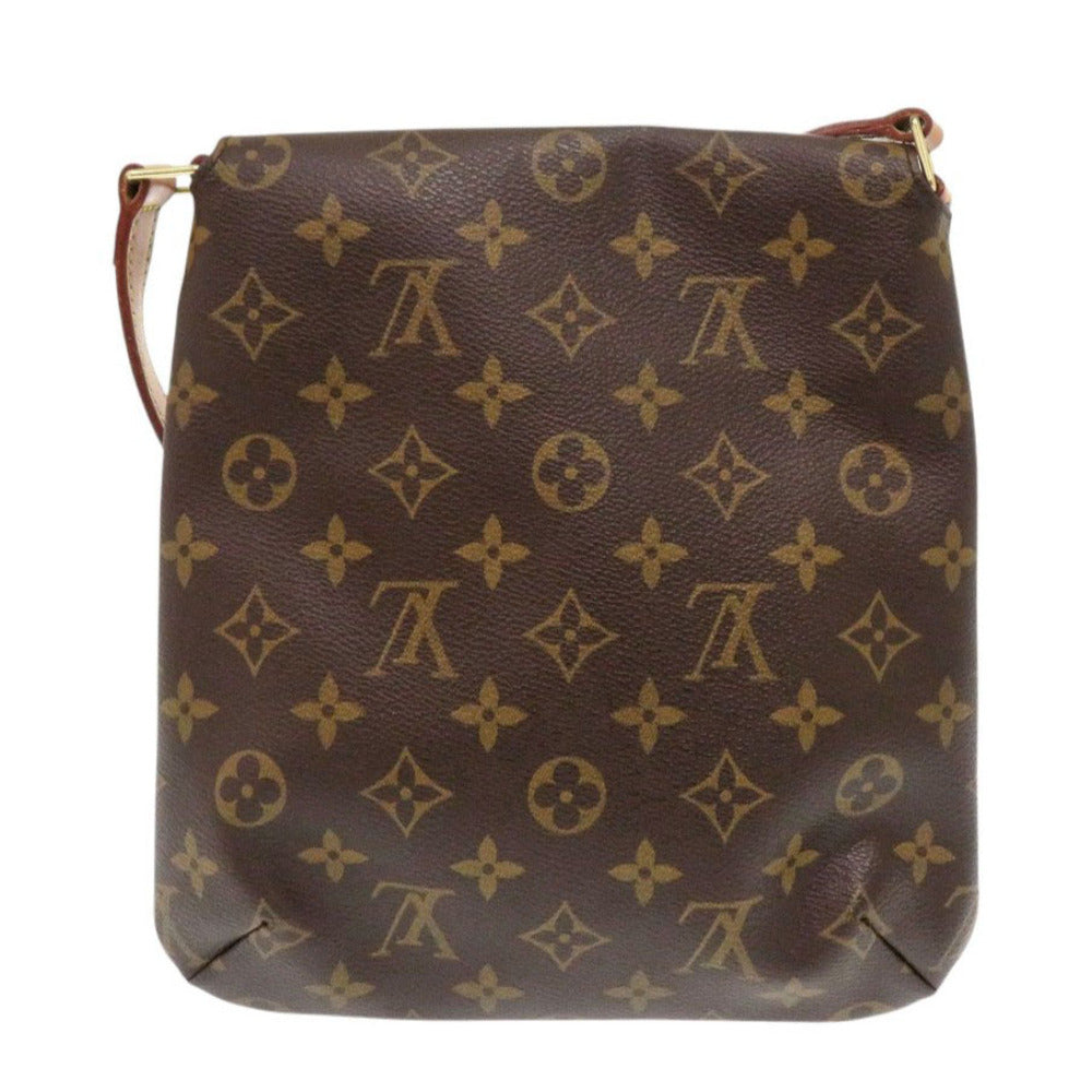 LOUIS VUITTON Shoulder Bag M51258 Monogram canvas Brown Monogram Musette Salsa short strap Women