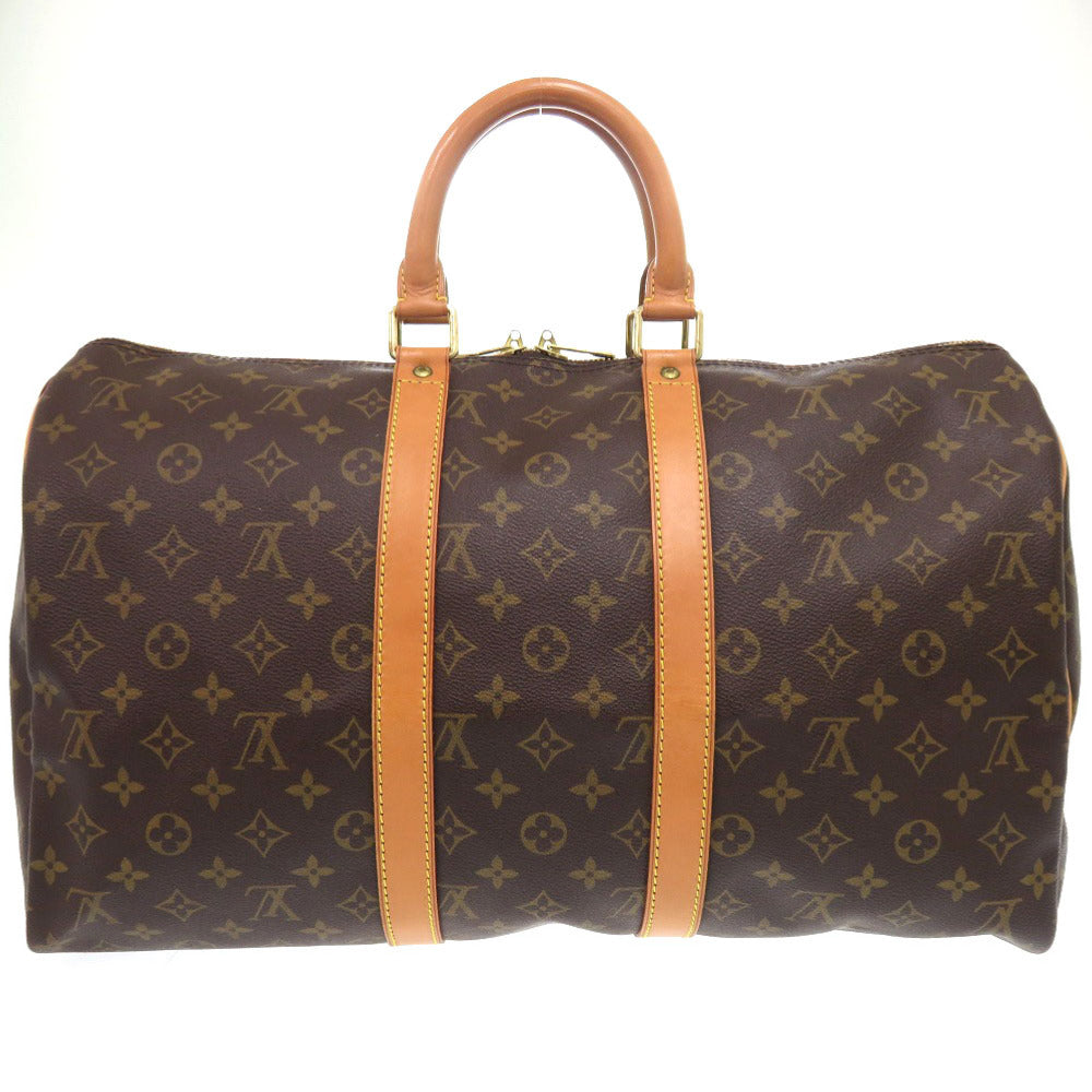 LOUIS VUITTON Boston Duffel bag M41428 Monogram canvas Brown Monogram Keepall 45