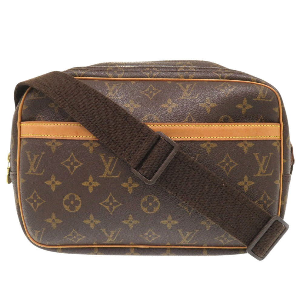 LOUIS VUITTON Shoulder Bag M45254 Monogram canvas Brown Monogram Reporter PM Women(Unisex)