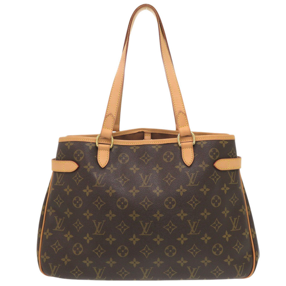 LOUIS VUITTON Handbag M51154 Monogram canvas Brown Monogram Batignolles Horizontal Women