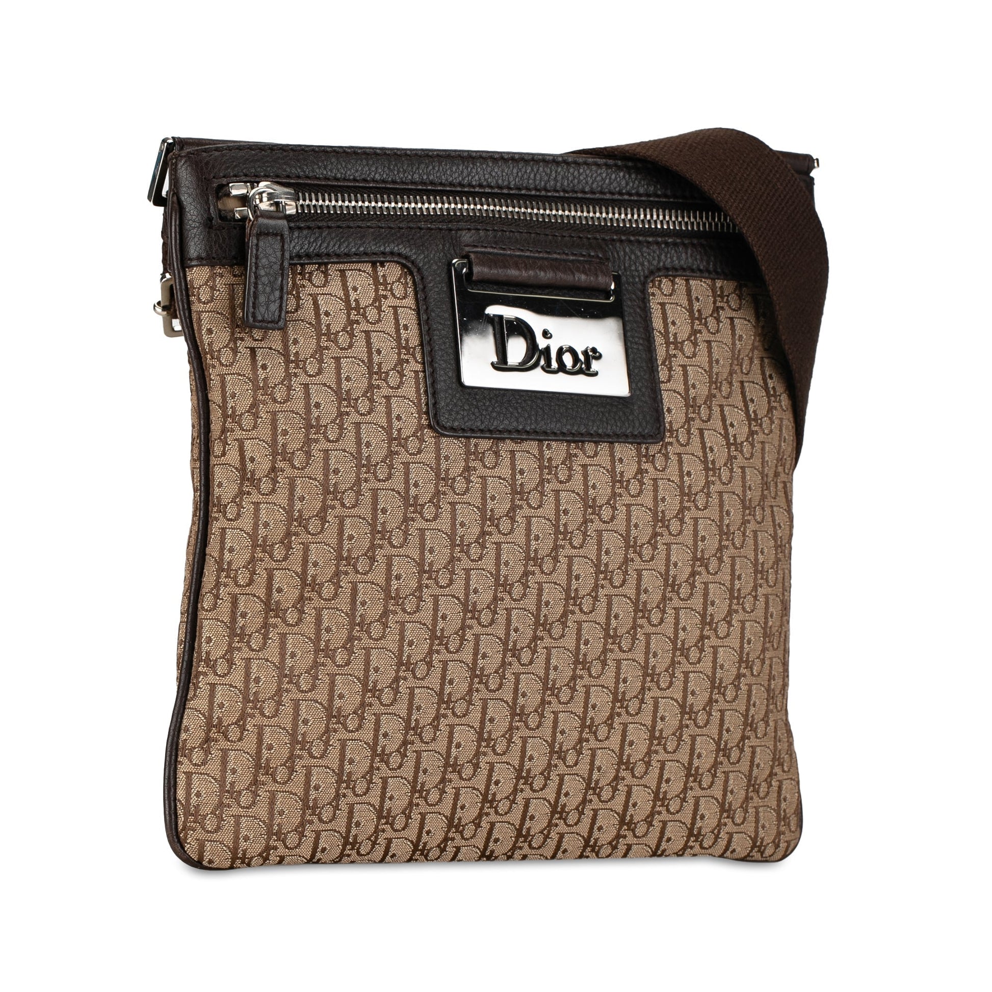 Dior Leather Canvas Crossbody