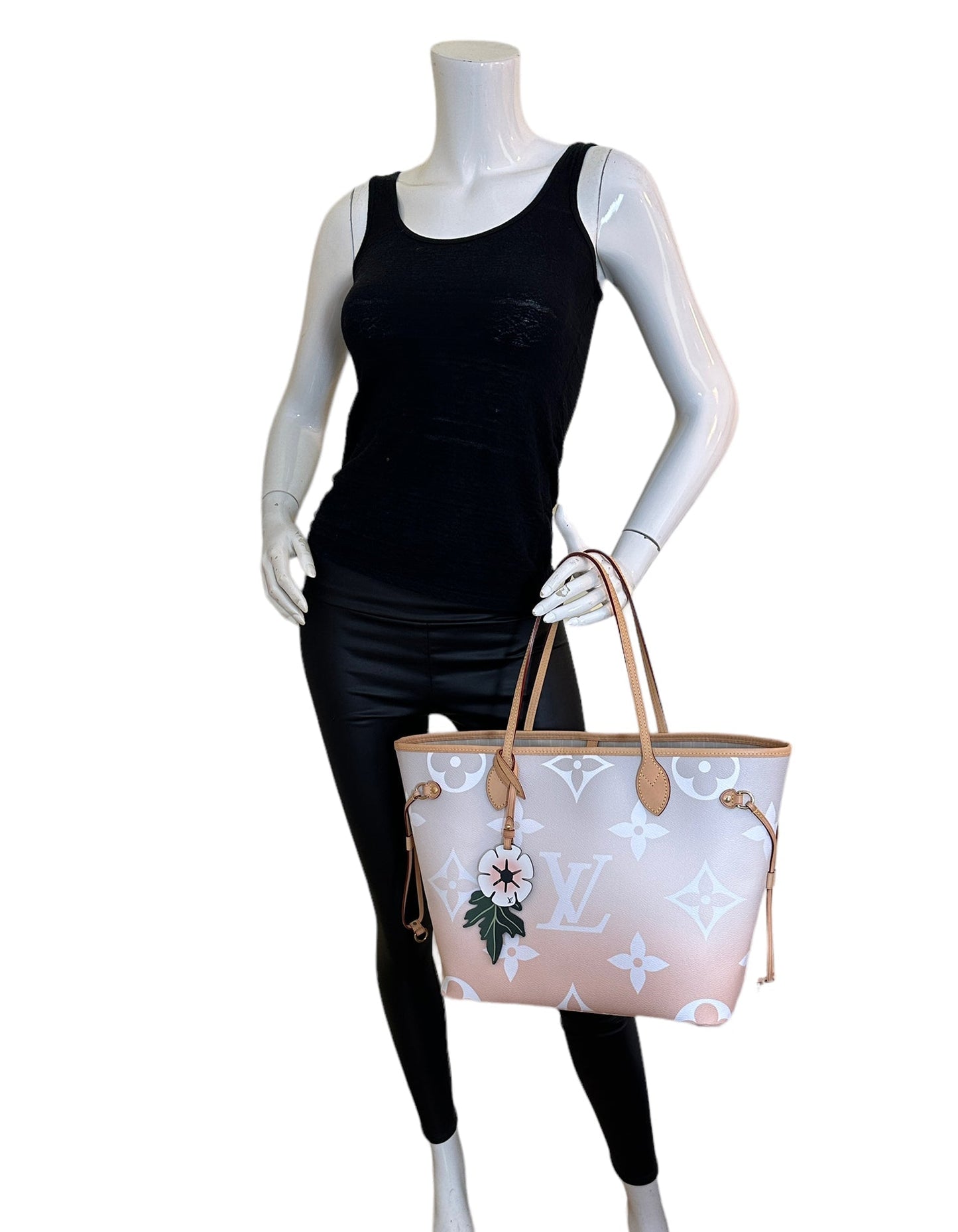 Louis Vuitton Brume Monogram Giant By The Pool Neverfull MM Tote Bag