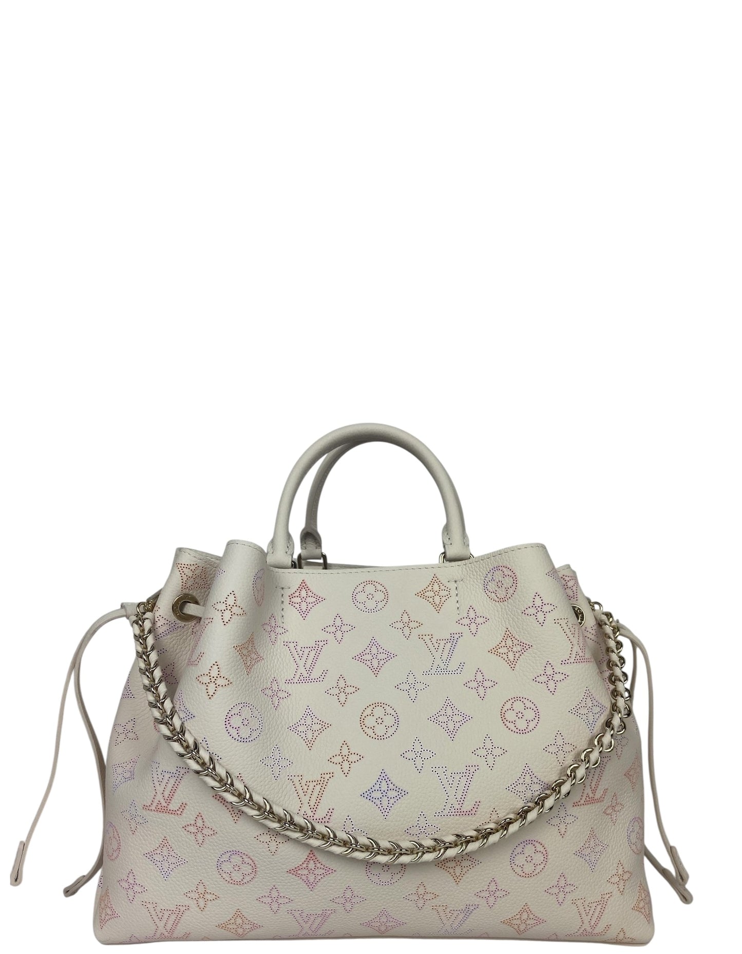 Louis Vuitton Dream Cream Monogram Mahina Bella Tote