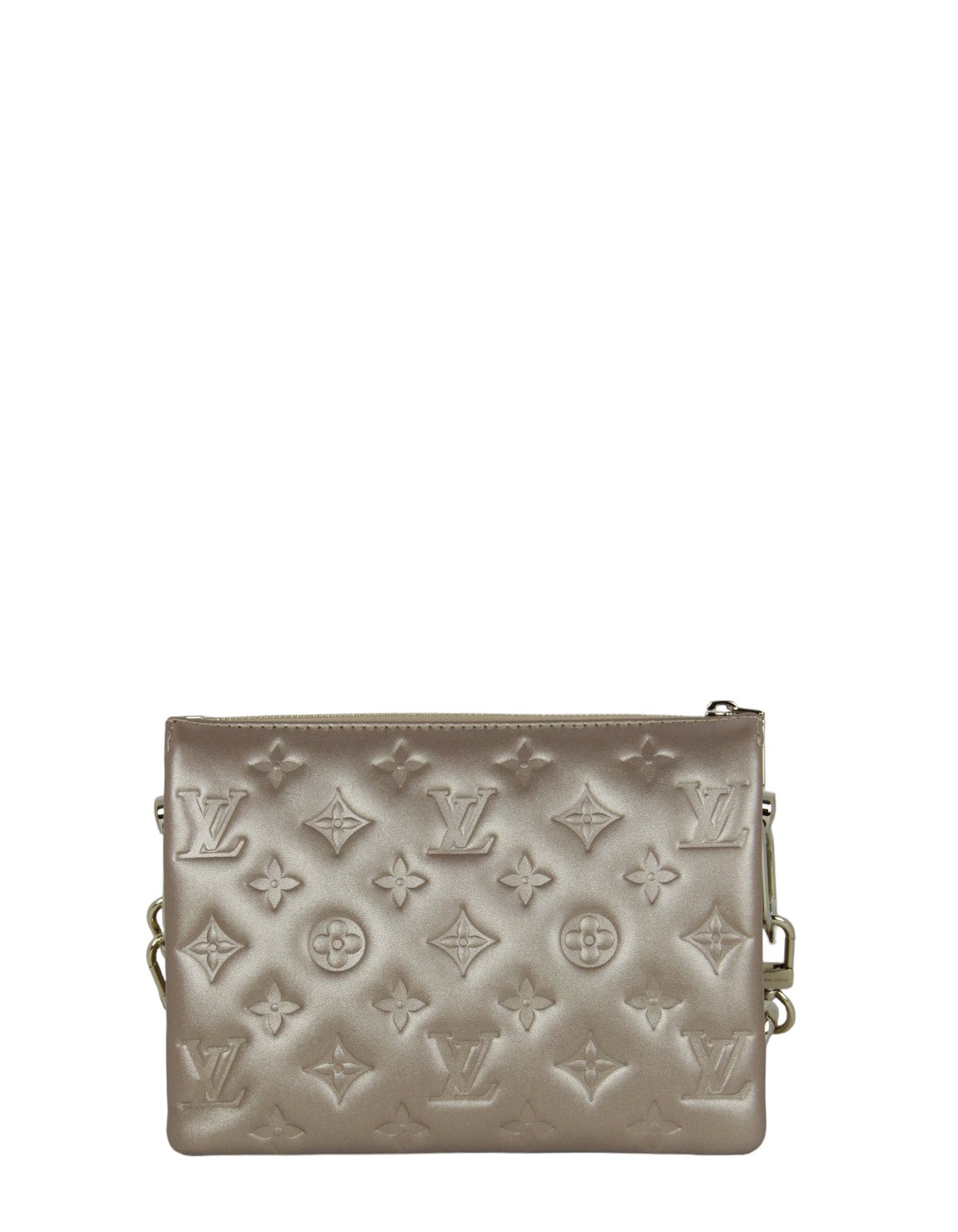 Louis Vuitton Gold Embossed Monogram Coussin BB Crossbody