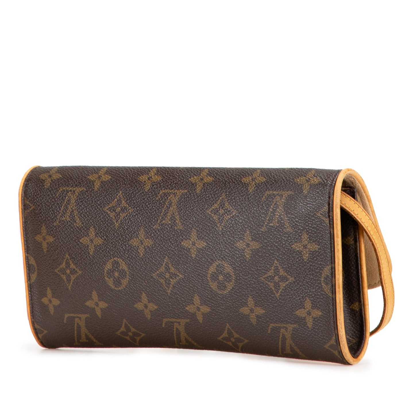 Brown Louis Vuitton Monogram Pochette Twin GM Crossbody Bag
