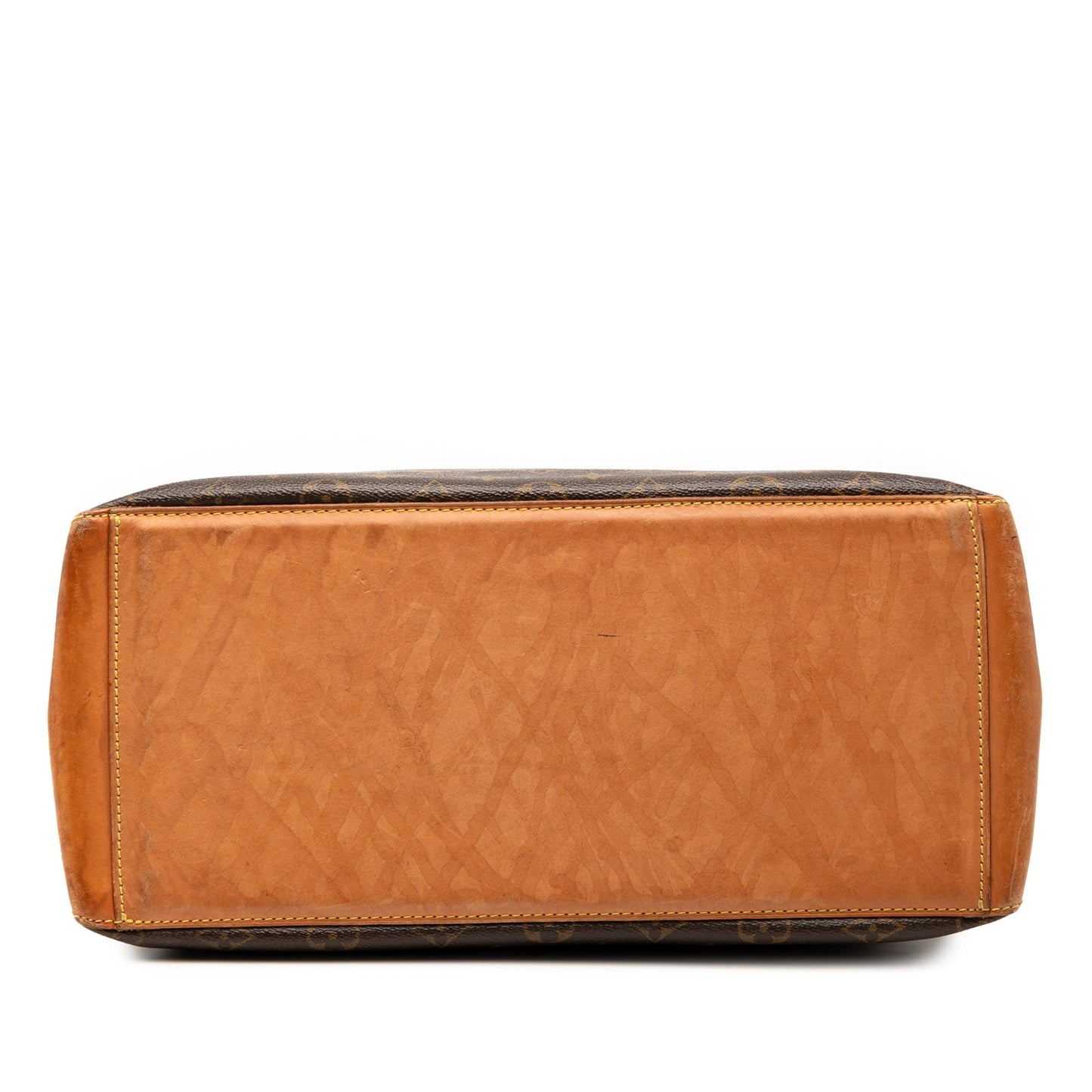 Brown Louis Vuitton Monogram Cabas Mezzo Tote Bag