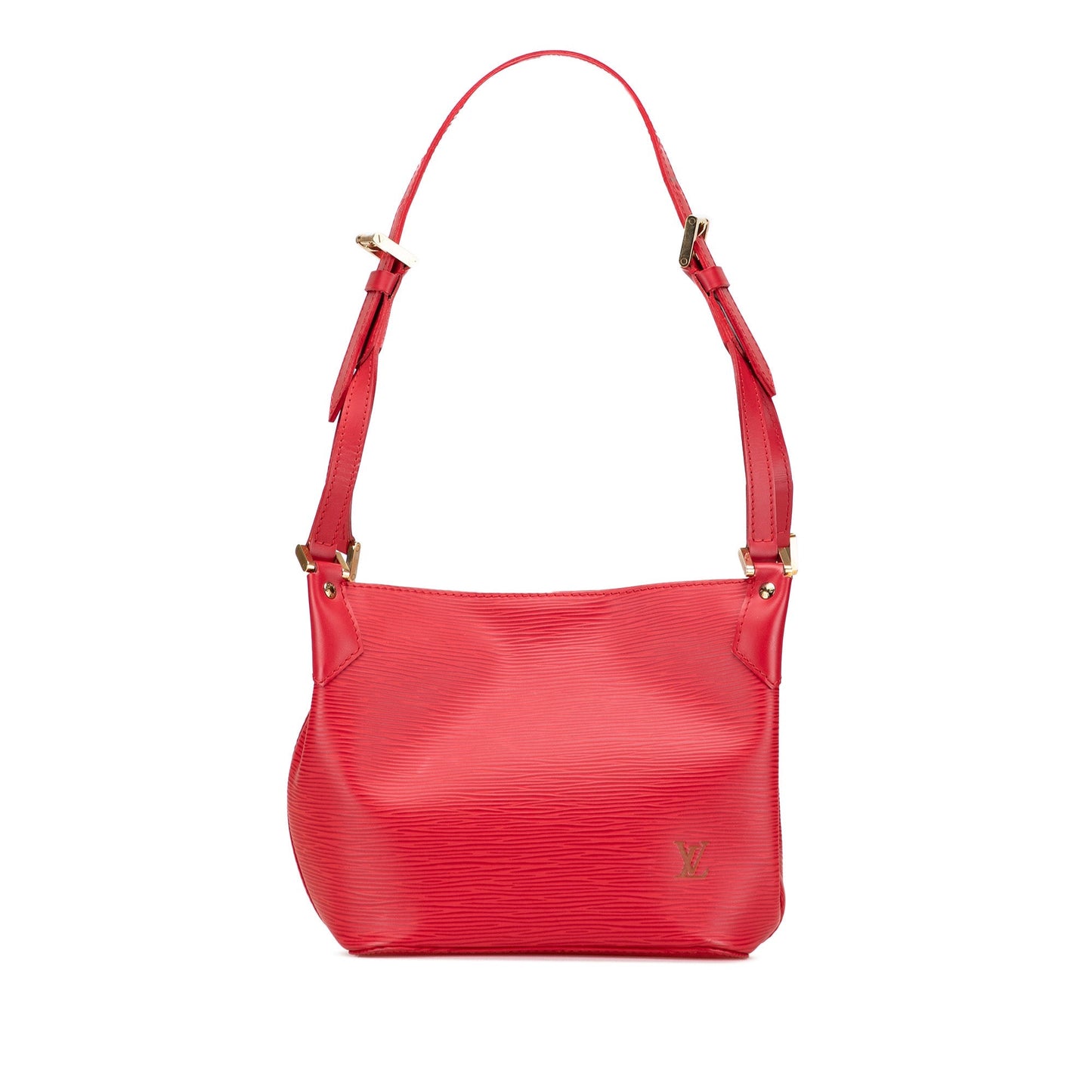 Red Louis Vuitton Epi Mandara PM Shoulder Bag