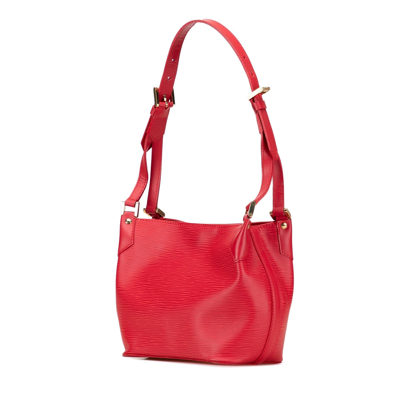 Red Louis Vuitton Epi Mandara PM Shoulder Bag