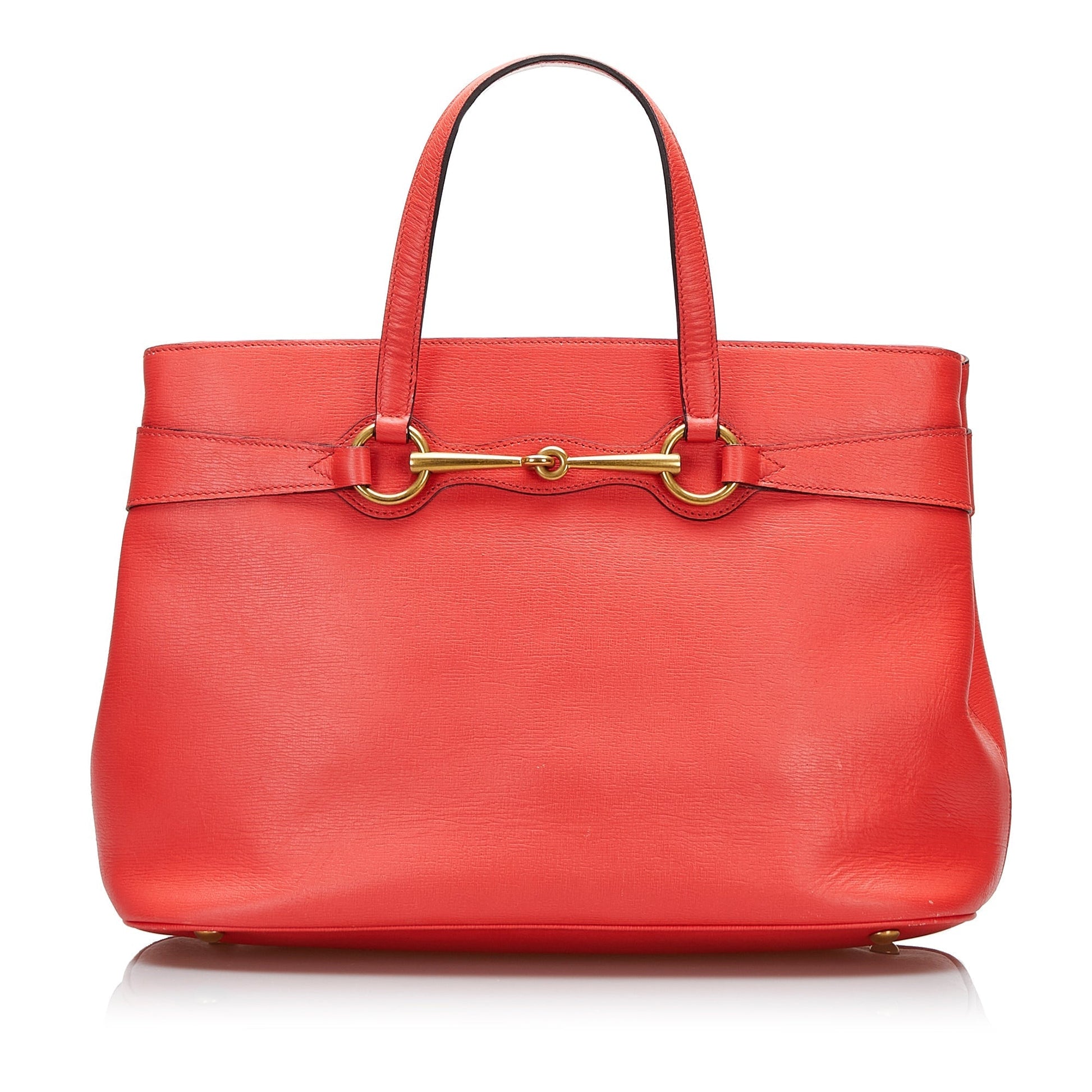 Gucci Orange Leather Shoulder Bag