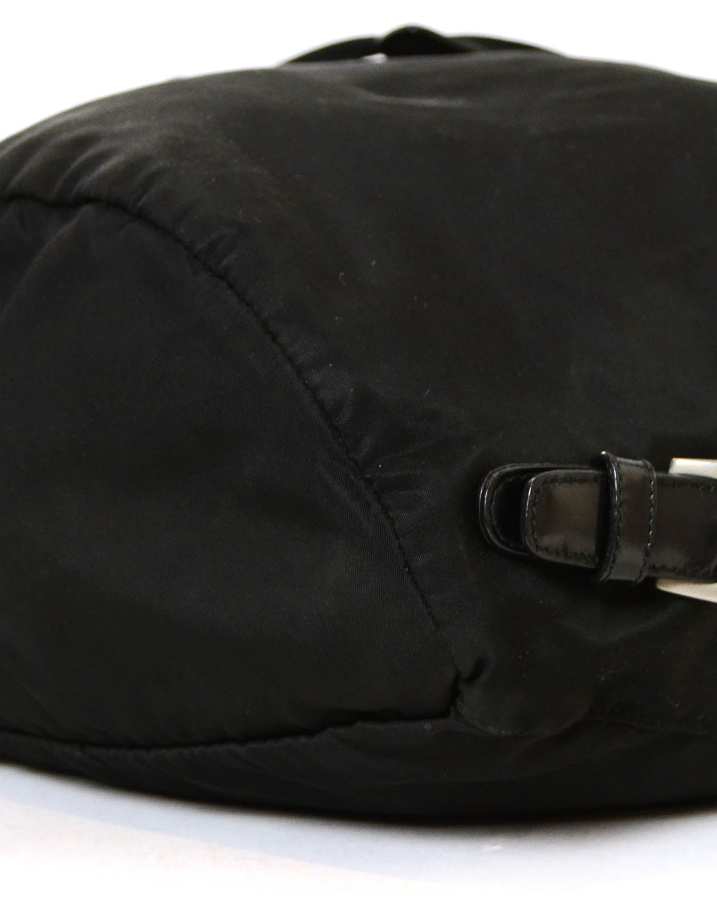 Prada Black Nylon Buckle Backpack Bag