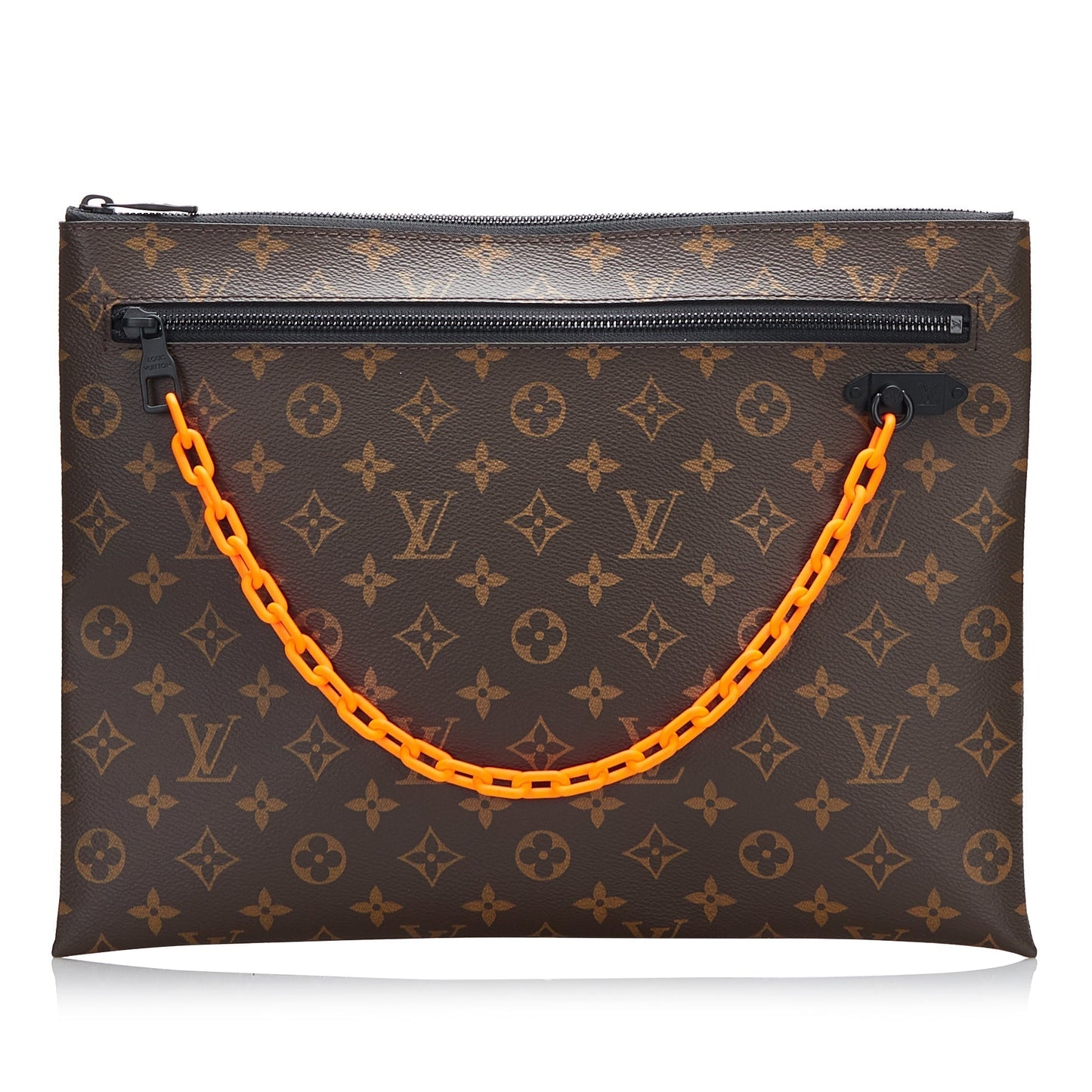 Louis Vuitton A4 Pochette Solar Ray Monogram Canvas Clutch