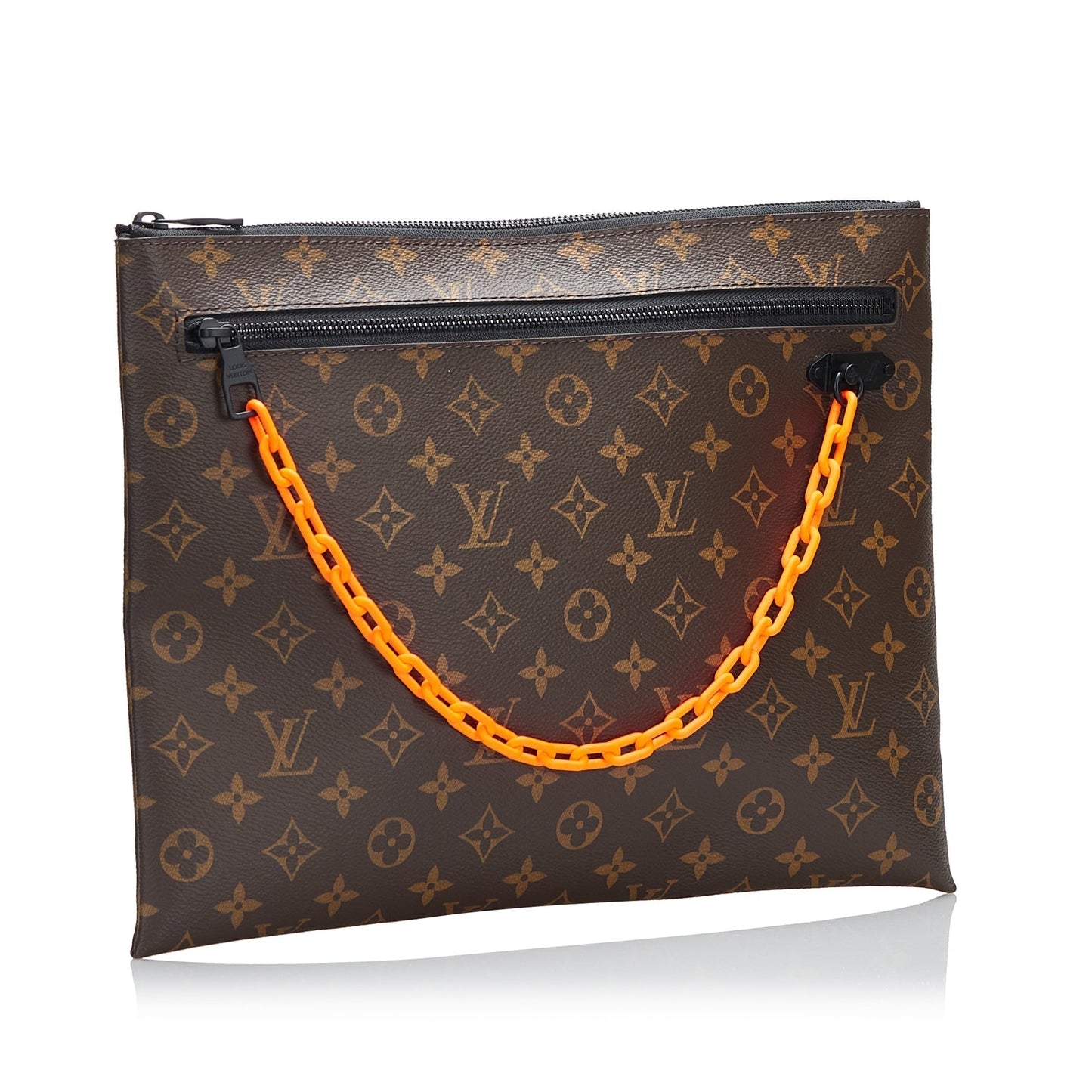 Louis Vuitton A4 Pochette Solar Ray Monogram Canvas Clutch
