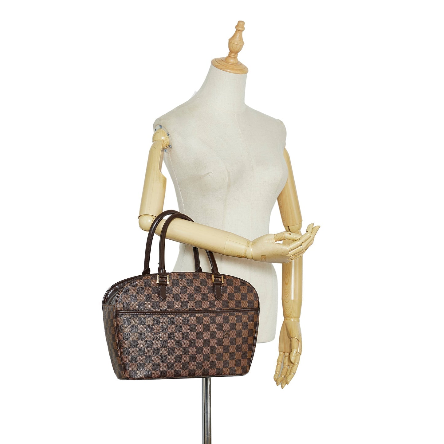 LOUIS VUITTON Damier Ebene Sarria Horizontal Handbag