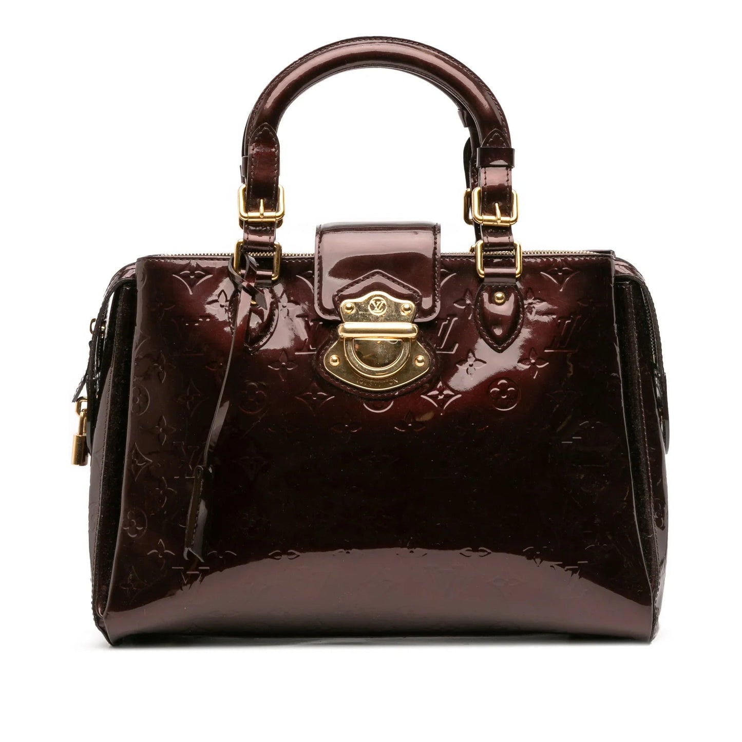 Purple Louis Vuitton Monogram Vernis Melrose Avenue Handbag