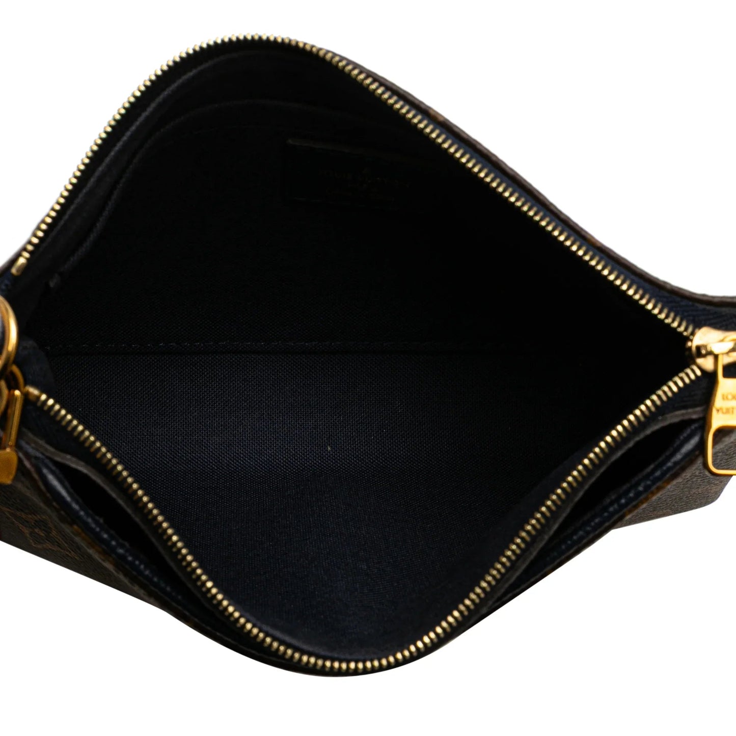 Brown Louis Vuitton Monogram Pallas Clutch Satchel