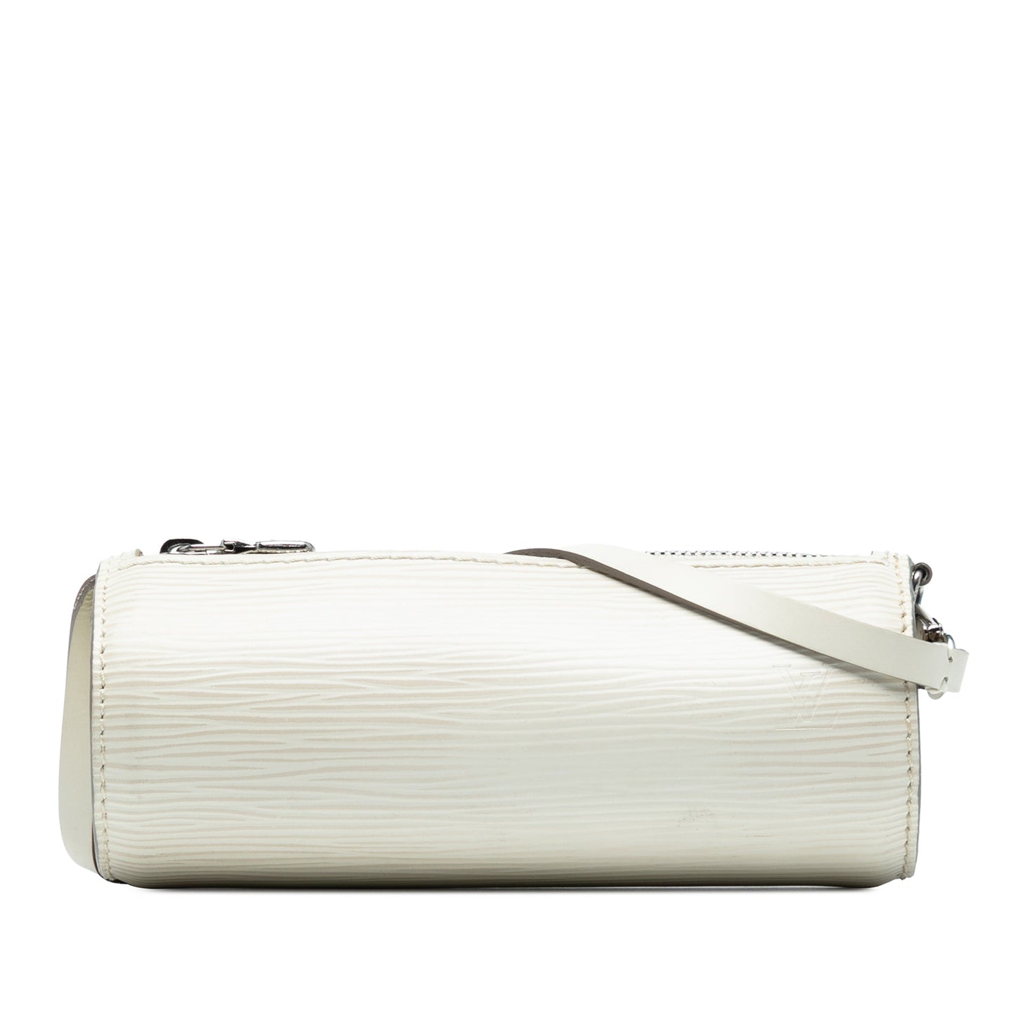 White Louis Vuitton Epi Pochette Papillon Handbag