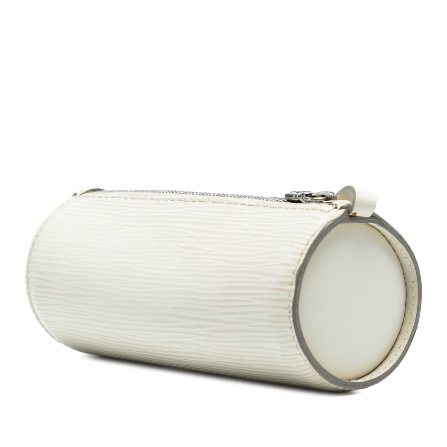 White Louis Vuitton Epi Pochette Papillon Handbag