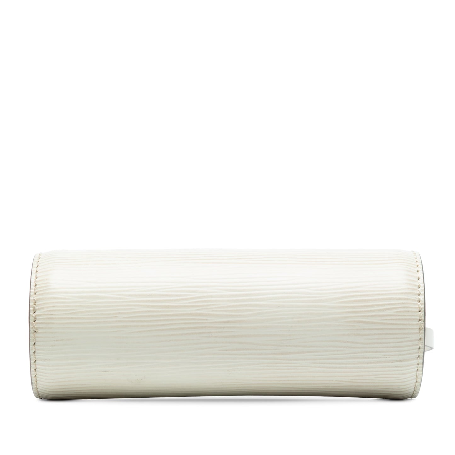 White Louis Vuitton Epi Pochette Papillon Handbag