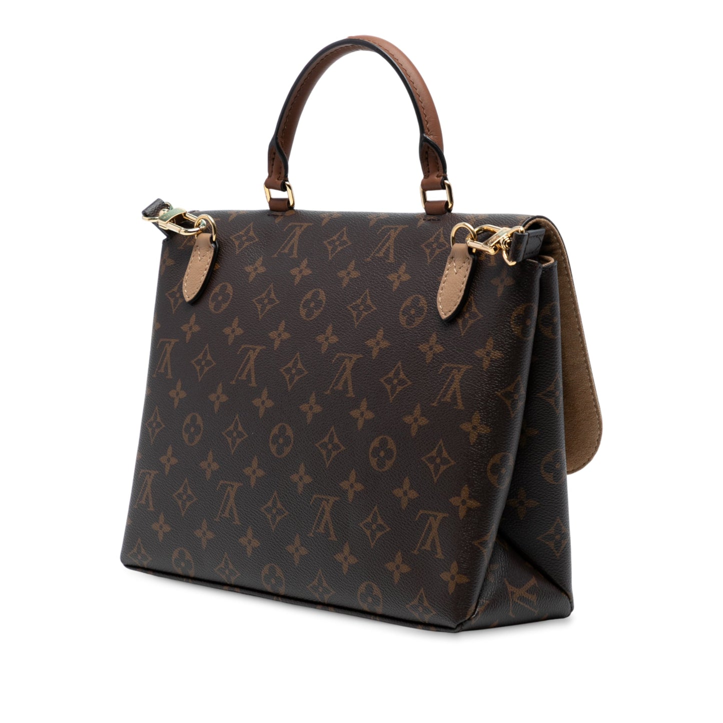 Brown Louis Vuitton Monogram Marignan Satchel