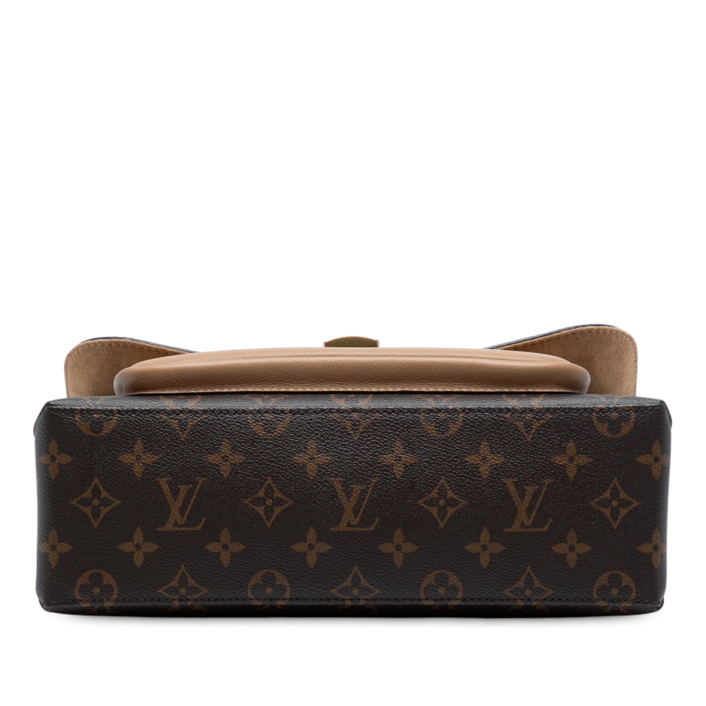 Brown Louis Vuitton Monogram Marignan Satchel