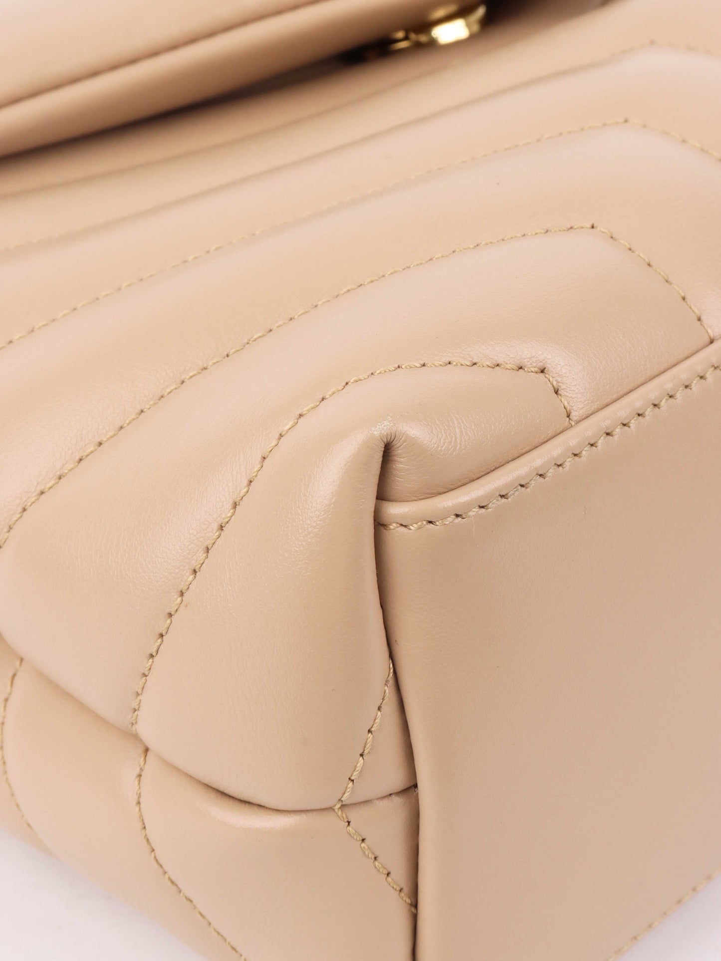 Saint Laurent Small Beige Loulou Bag.