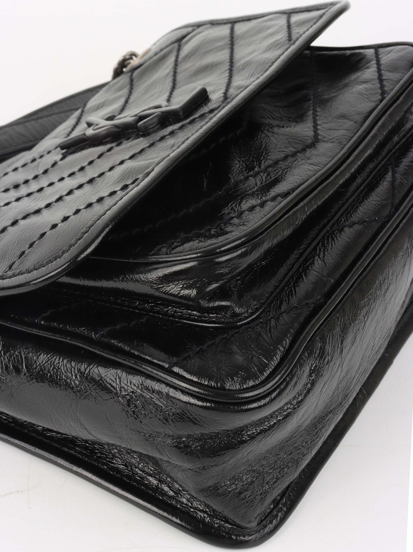 Saint Laurent Niki Baby in   Leather Bag.