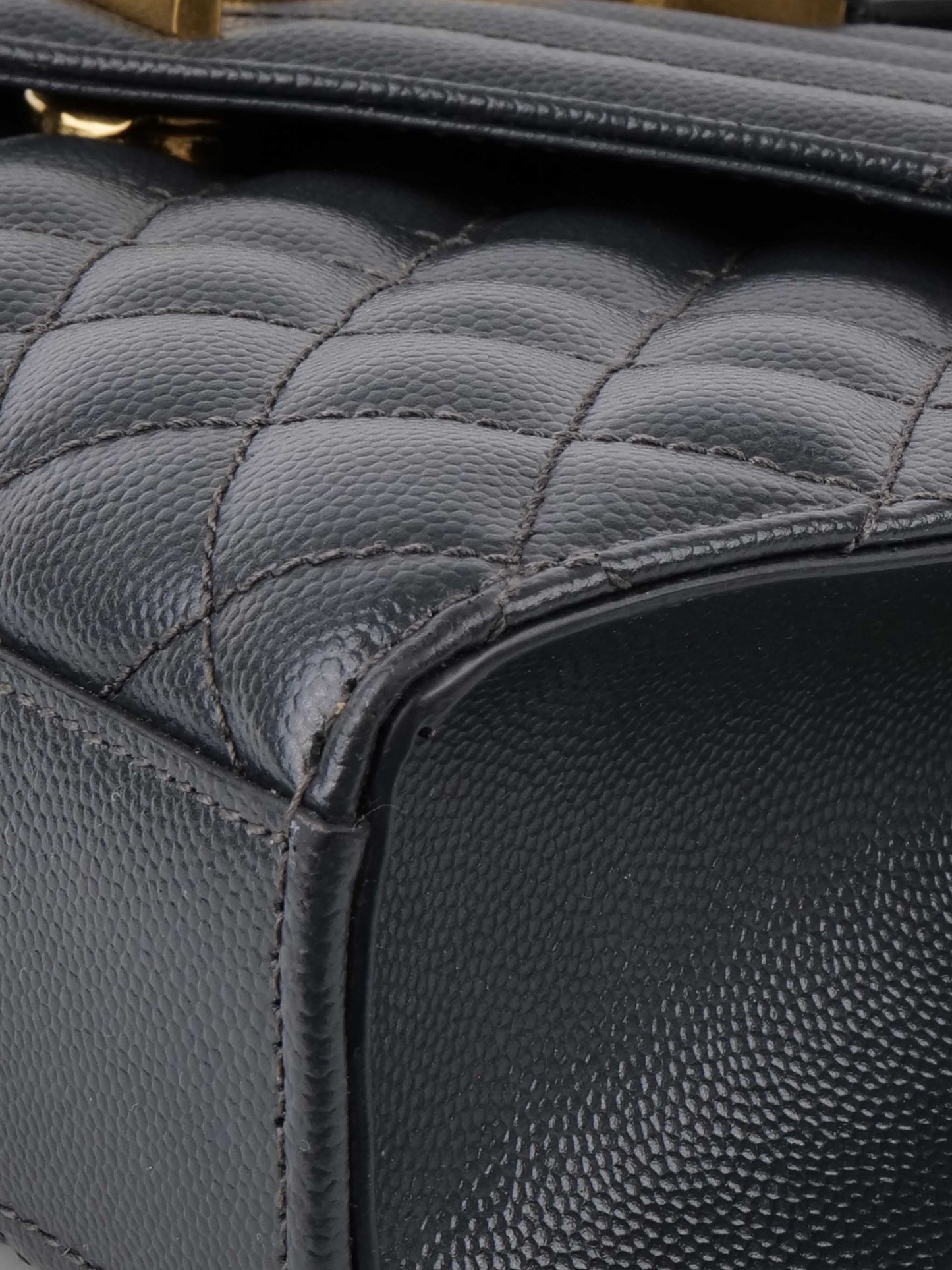 Saint Laurent Medium Cassandra Envelope Bag in Grey.