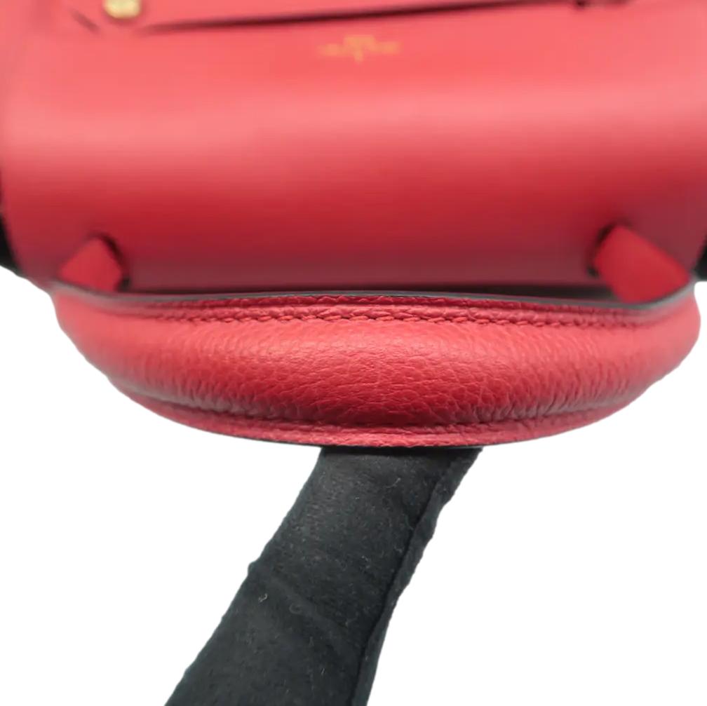 LOUIS VUITTON Trocadero Monogram Empreinte Shoulder Bag Cerise