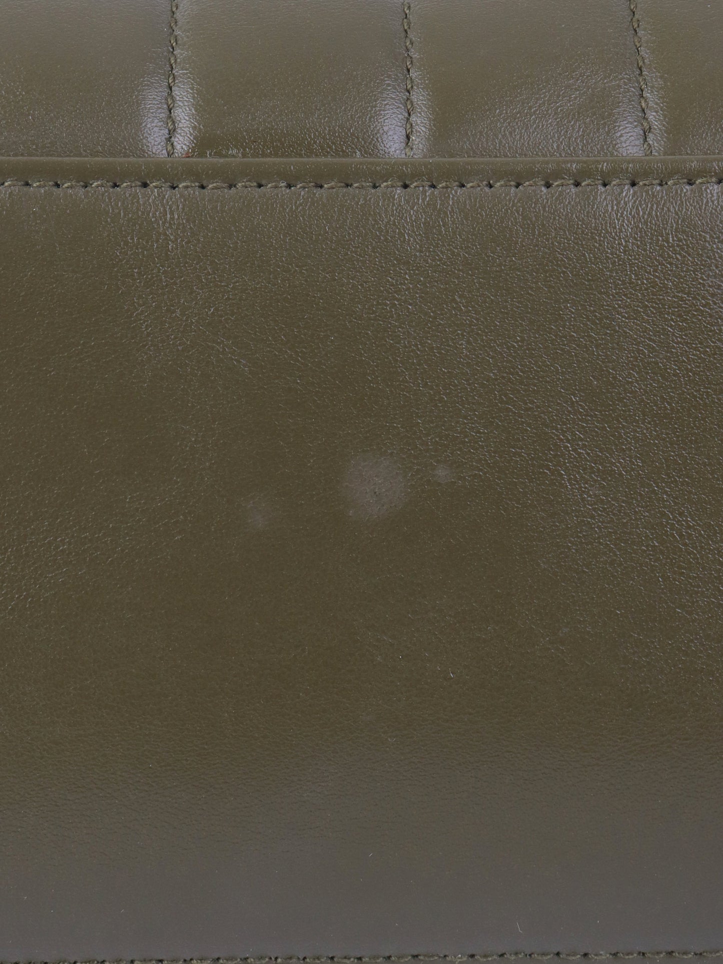 Saint Laurent Khaki Medium Loulou Bag.