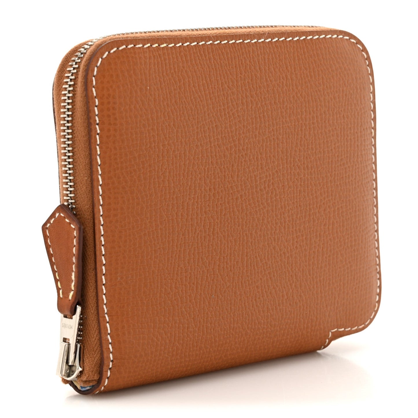 Hermes Epsom Silk'in Compact Wallet Gold Cassis Vert Fizz