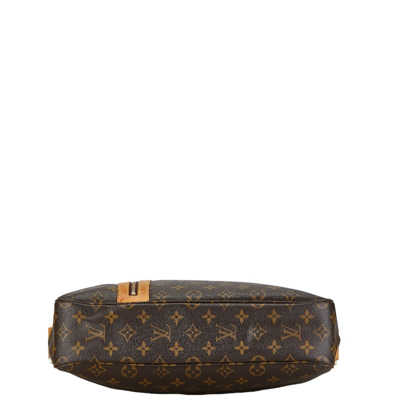 Louis Vuitton Monogram Soccer Boss F Handbag M40043 Brown PVC Leather Louis Vuitton