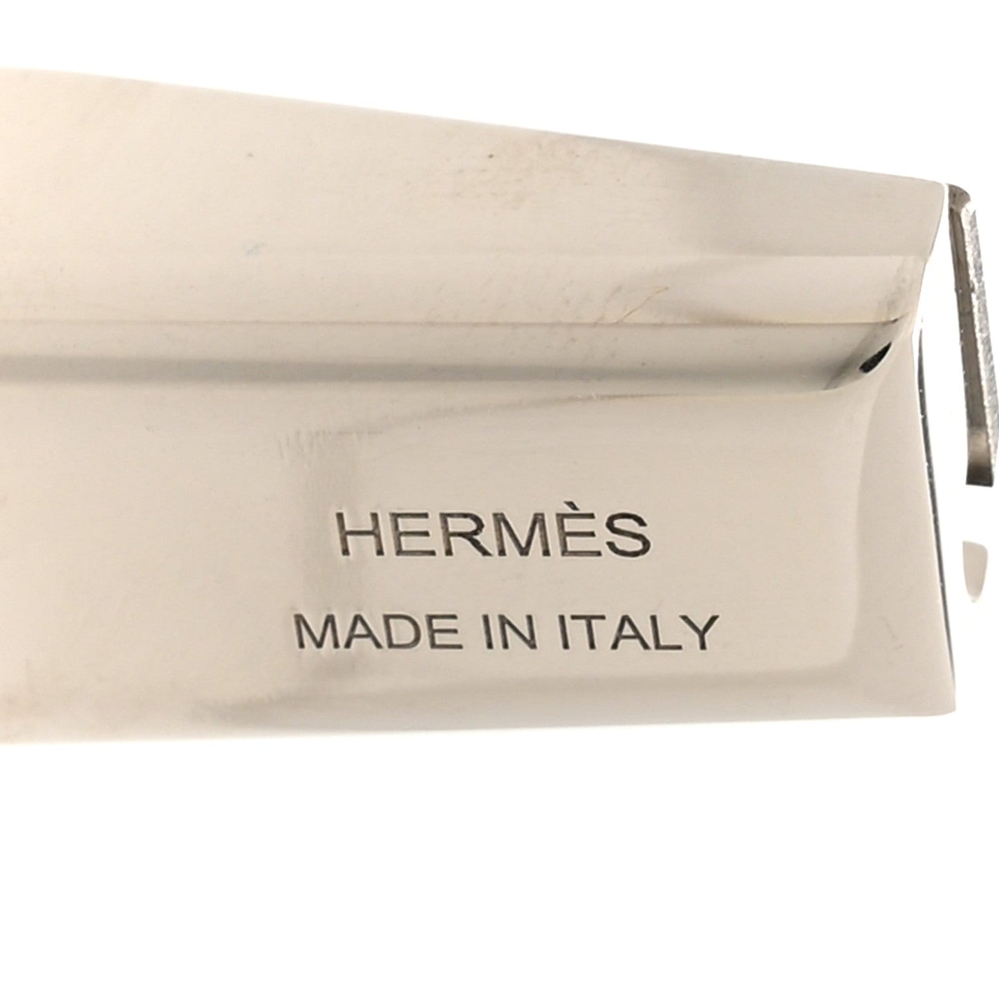 Hermes Palladium Epsom Taille-Crayon Cadena Lock Gold