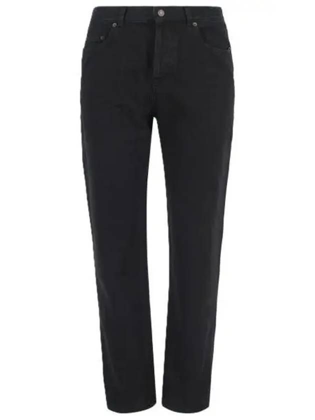 Luxury Saint Laurent Trending 2025 Vanessa Denim Straight Jeans Black