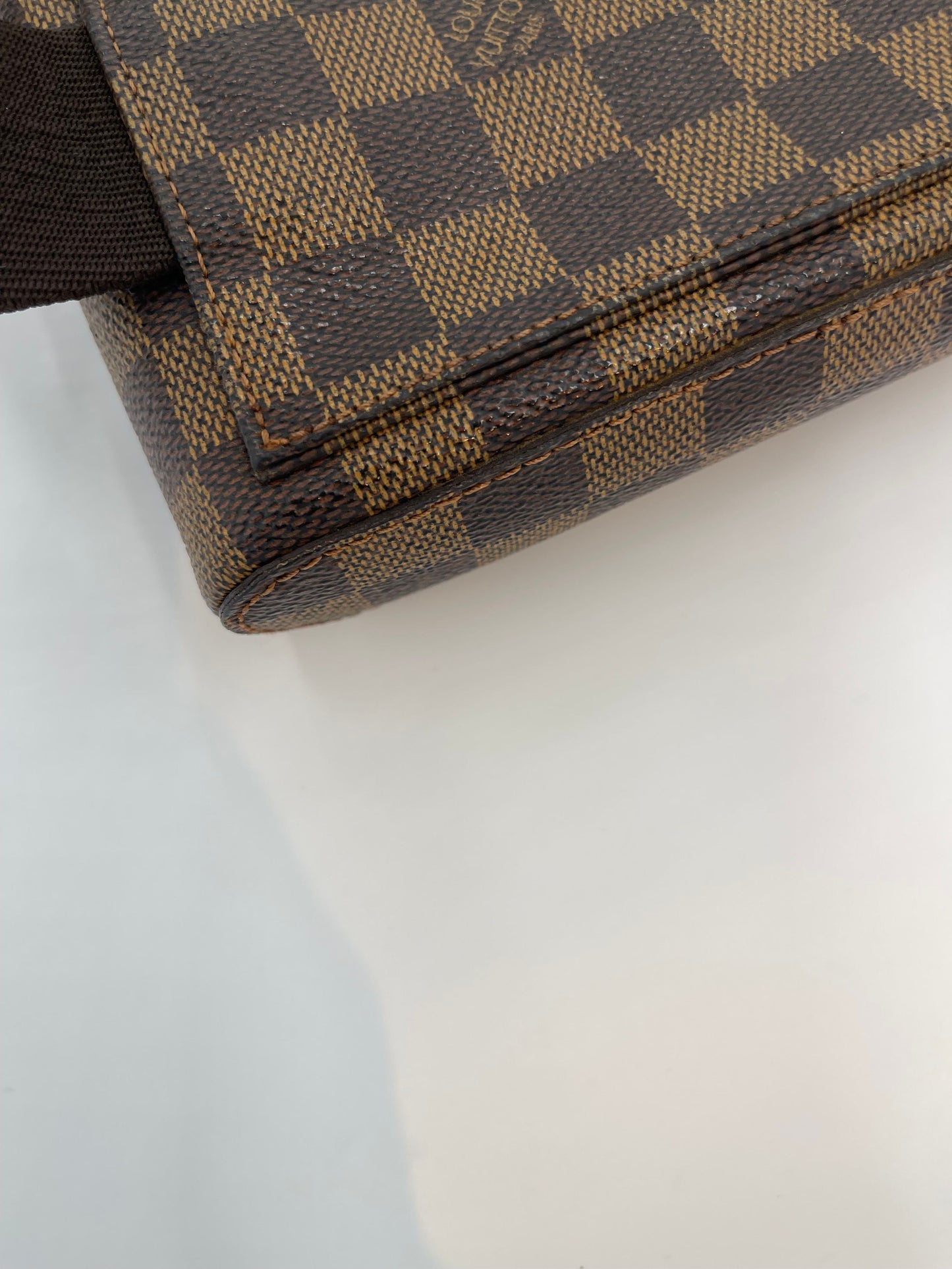 Louis Vuitton Damier Ebene Belt Bag - Brown Crossbody Bags, Handbags AG463O