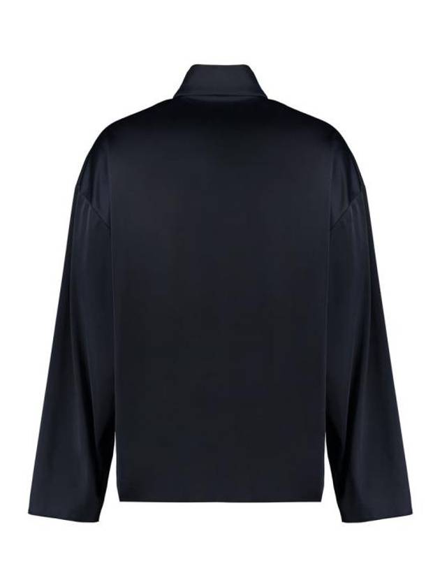 Luxury Balenciaga Trending 2026 Side Zip Pockets Track Jacket Blue