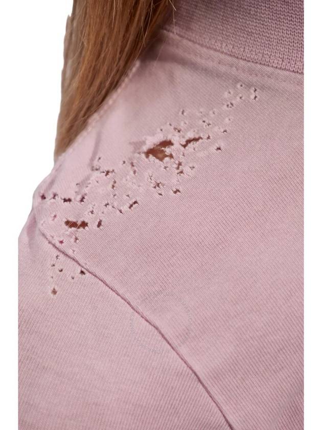 Luxury Balenciaga Trending 2026 logo print distressed t-shirt 788246TQVJ5