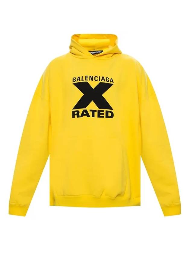 Luxury Balenciaga Trending 2026 Logo Print Hoodie Yellow