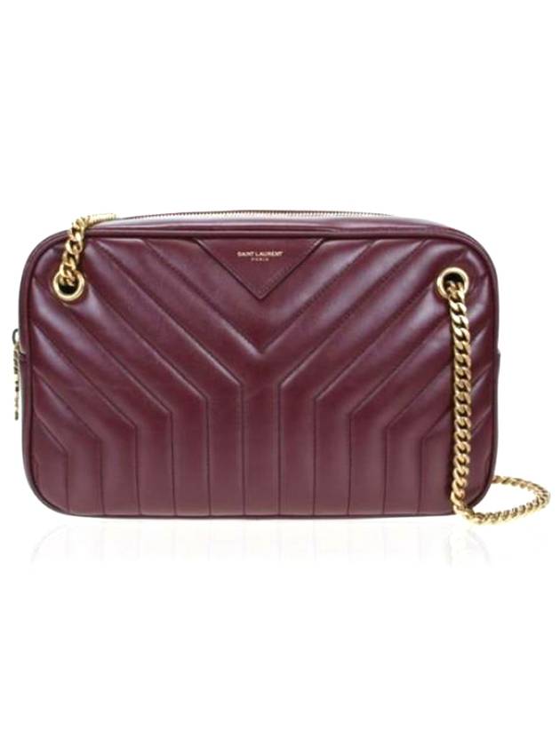Luxury Saint Laurent Trending 2025 Joan Camera Shoulder Bag Burgundy